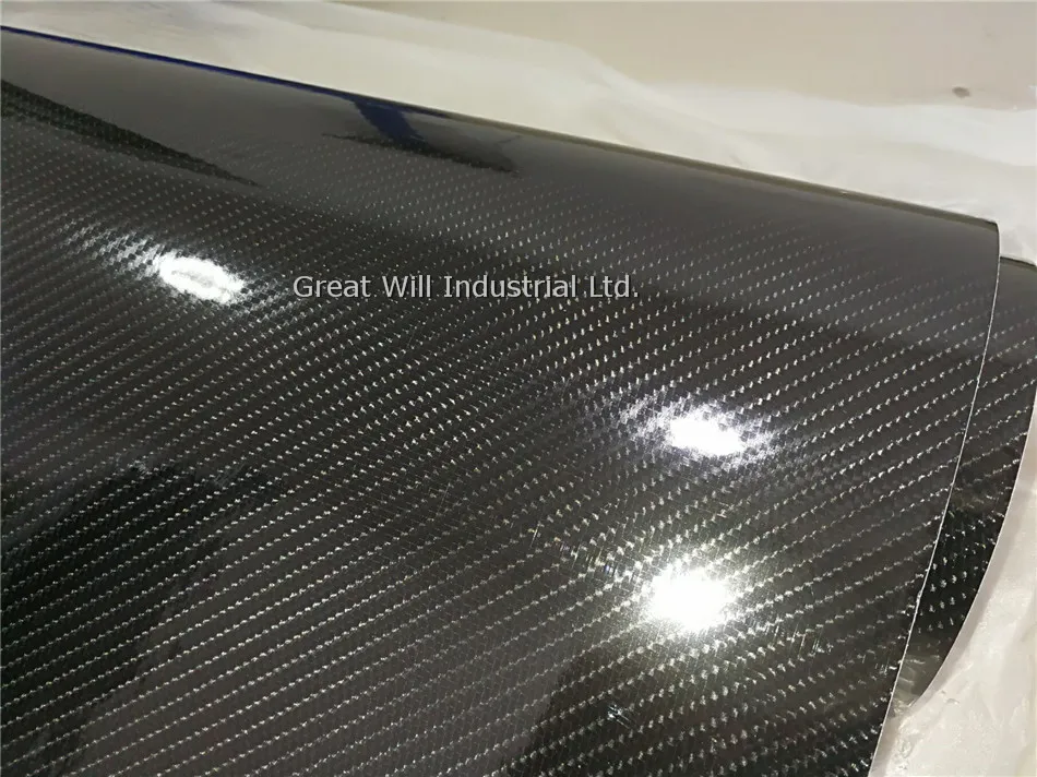 2 рулона Utral Gloss 5D виниловая пленка из углеродного волокна как настоящая глянцевая