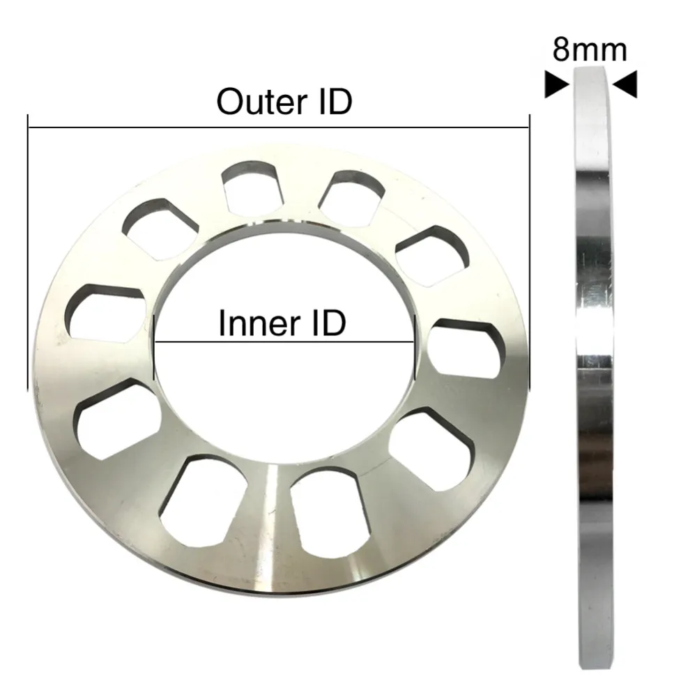TIROL Универсальный Spacer колеса 5 отверстий дисковые тормоза spacer комплект 8 мм толщиной колесо spacer 2 шт. T12849GLa