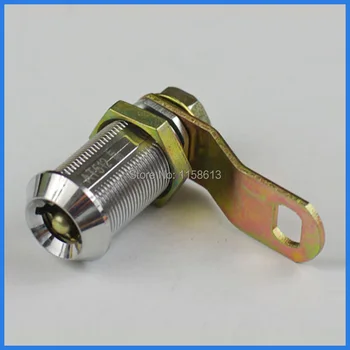 

10 pieces 32mm chrome plated keyed differently tubular cam lock gaming machine lock