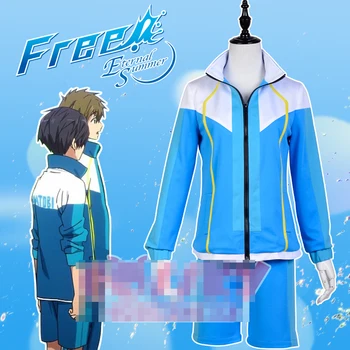 

FREE! Iwatobia Swim Club Haruka Nanase Uniforms Cosplay Costume Free Shipping