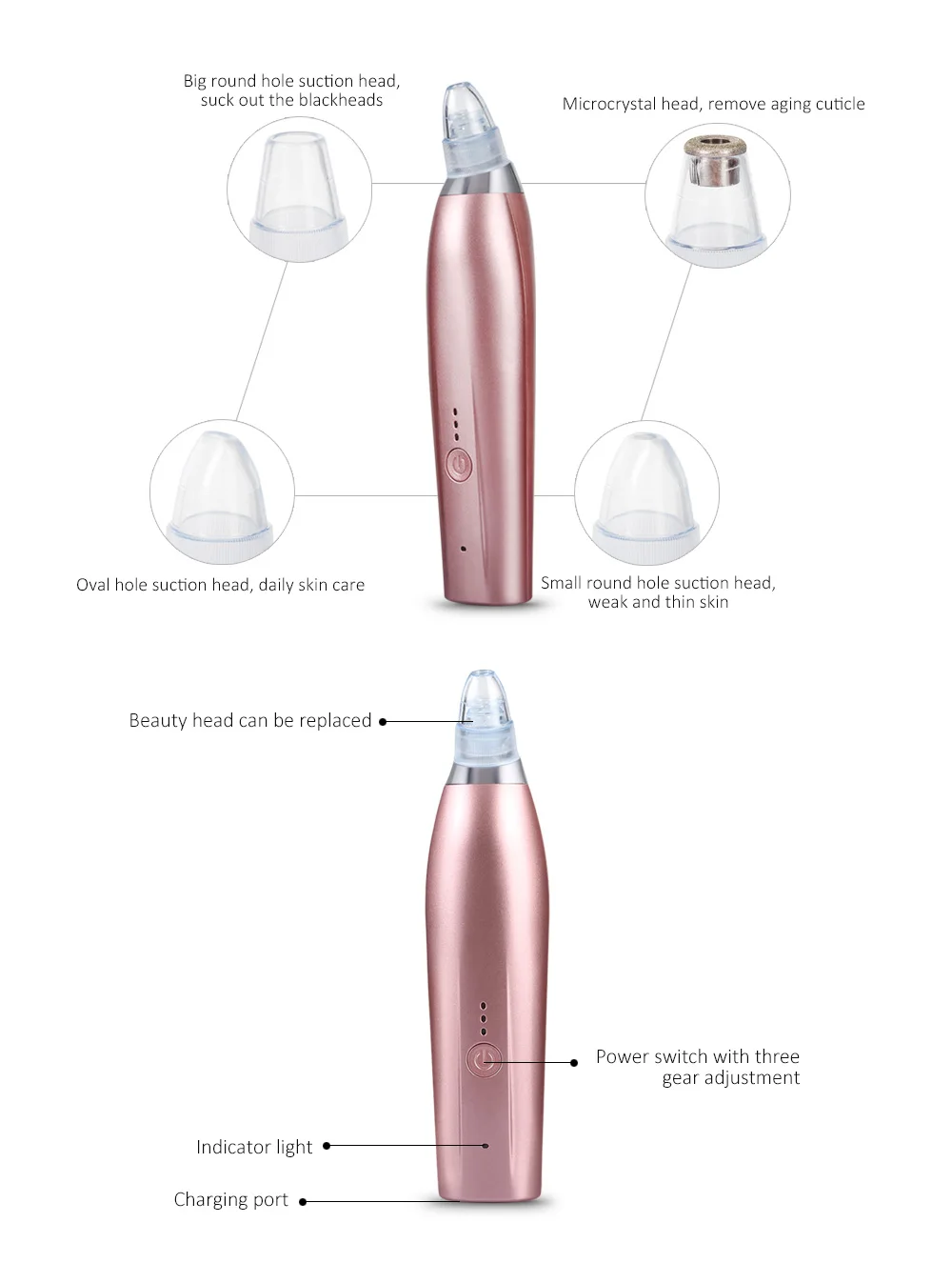 Electric Acne Blackhead Cleansing Instrument