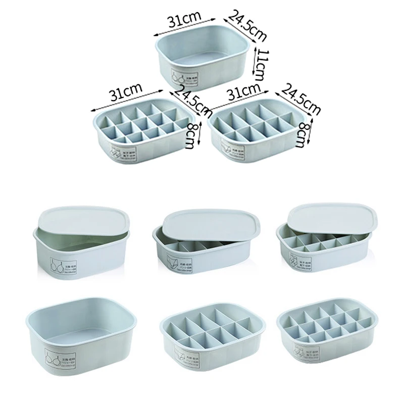 Drawer Organizers Underwear Storage Box Ties Socks Shorts Bra Casket Scarf Container 10/15cells Clothes Sorting Boxes Drawer Organizers Underwear Storage Box Ties Socks Shorts Bra Casket Scarf Container 10/15cells Clothes Sorting Boxes