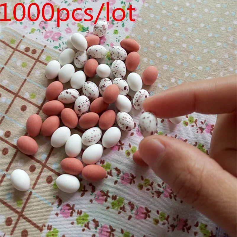 1000 шт. оптовая продажа миниатюрный кукольный домик сделай сам милые 3D яйца модель