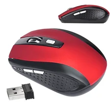 2,4 ГГц Беспроводная 2400 dpi Беспроводная оптическая мышь USB приемник для ПК ноутбука