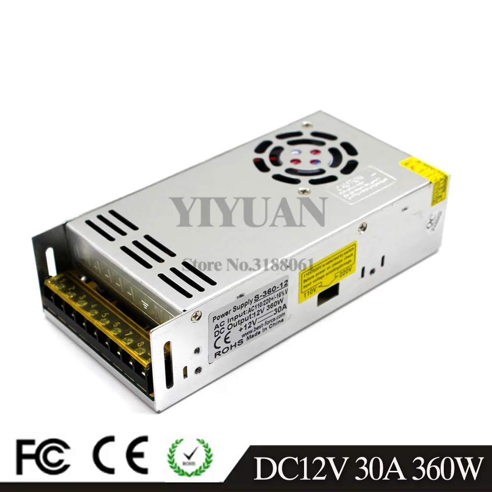 12V360W