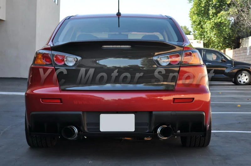 Carbon Fiber Trunk Install Evo X, 52 OFF