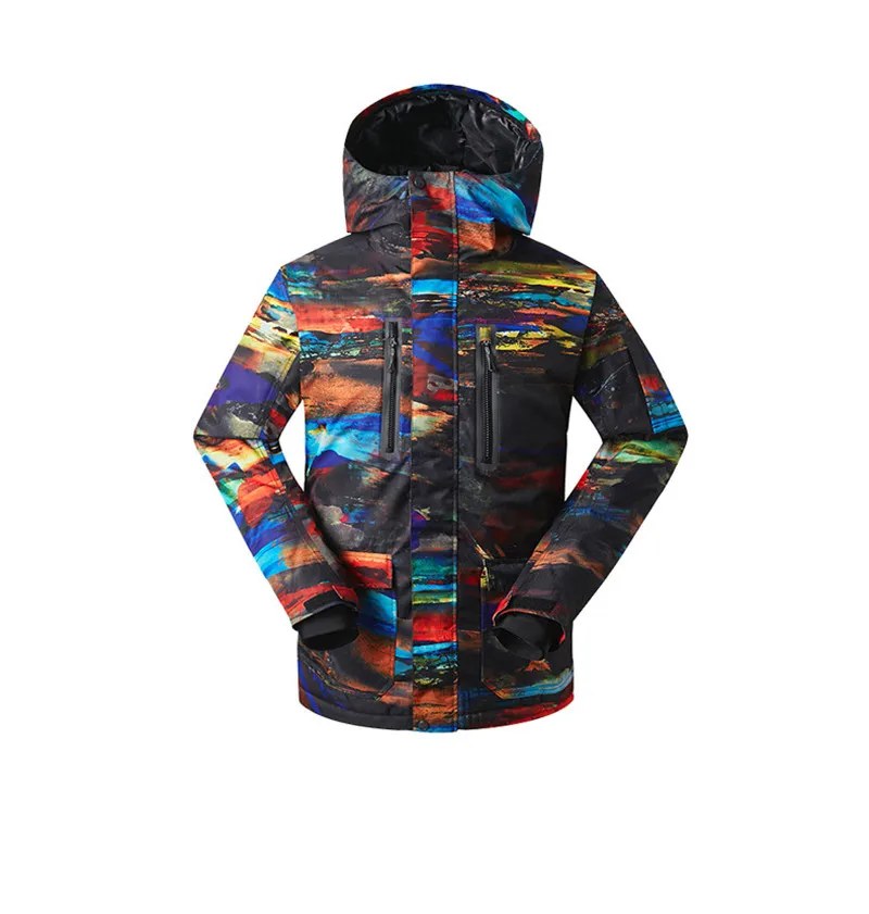 2019 GSOU SNOW Men Ski Jacket Windproof Waterproof Outdoor Sport Wear