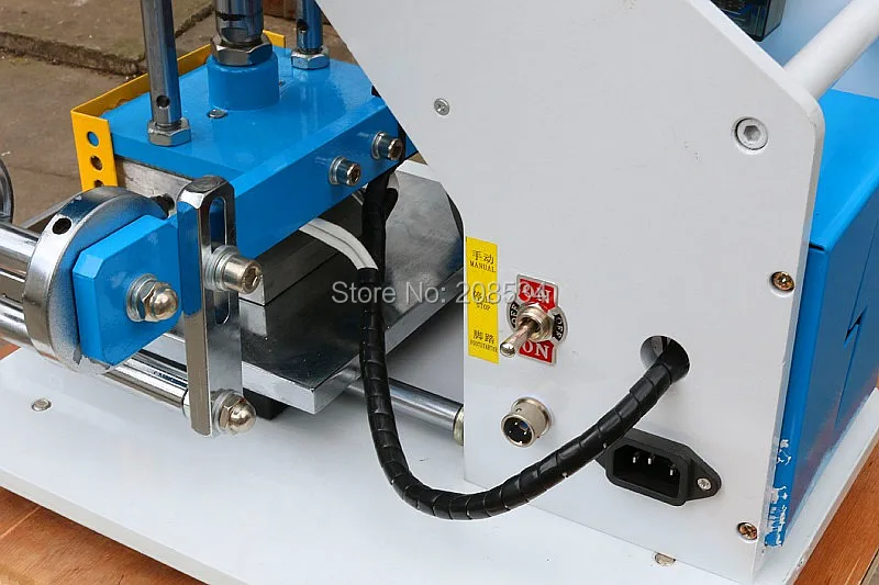 Hot stamping machine factory direct pneumatic bronzing machine steel stamp indentation leather trademark business card bronzing