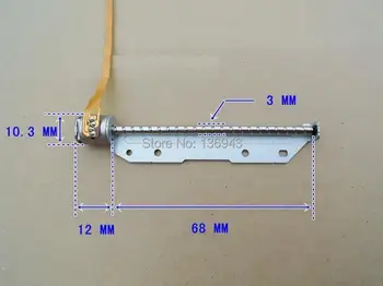 

10PCS Low Price 10mm Two-phase Four-wire (hybrid) Stepper Motor With Length Of 68mm Stainless Steel Gear/Worm Rod