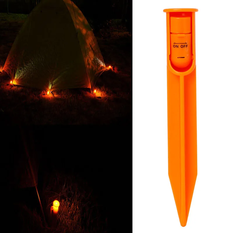 1PC 15CM LED Lights Tent Peg Practical Outdoor Camping Trip Survival