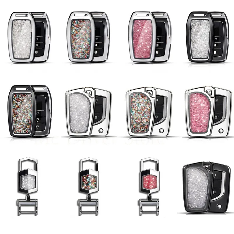 

Car key Case Dedicated For Toyota RAV4 Camry Crown Land Cruiser 200 Avensis Auris Corolla Prius with Keychain Smart Key Shell