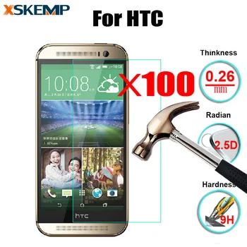 

100Pcs For HTC Desire 530 825 628 S9 9H Hard Screen Protector For Desire 10 Lifestyle Wholesale Tempered Glass Front Guard Film