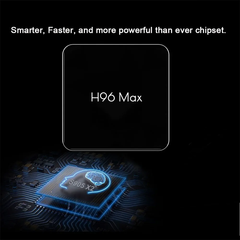 H96 Max X2 Android 8,1 ТВ BOX Amlogic S905x2 LPDDR4 4 GB 64 GB 4 ядра 2,4 г/5G Wi-Fi H.265 USB 3,0 4 K смарт-Media Player H96MAX