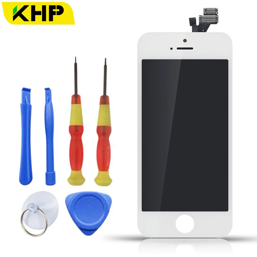 imágenes para 100% AAA KHP Original LCD de Pantalla Para el iphone 5 Pantalla Táctil Del Reemplazo Digitalizador Asamblea Con Herramientas 5S Kits imágenes para 100% AAA KHP Original LCD de Pantalla Para el iphone 5 Pantalla Táctil Del Reemplazo Digitalizador Asamblea Con Herramientas 5S Kits