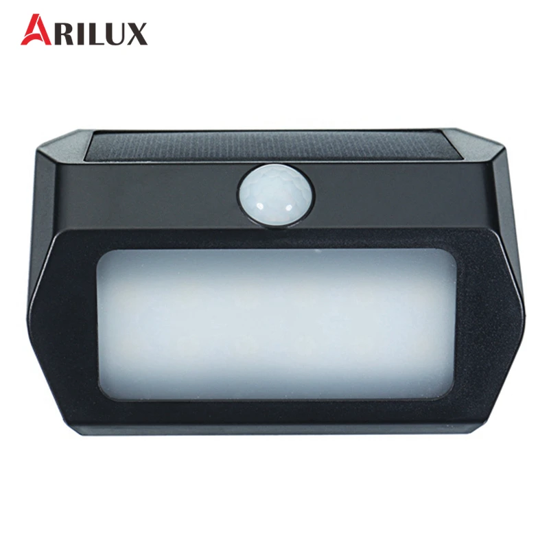 

ARILUX PIR Motion Sensor Solar Power LED Light 1.5W 12Leds Wall Light Waterproof IP65 Ourdoor Garden Security Lamp