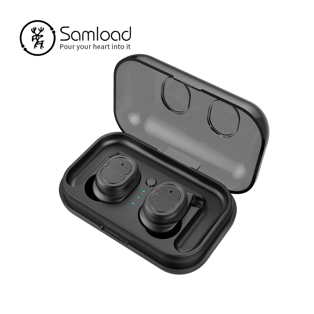

Samload Fashion True Wireless Earbuds Bluetooth 5.0 Stereo Music Earphones Ear hook Headphone For iPhone5s 6 7 8 SE Xiaomi Mix2