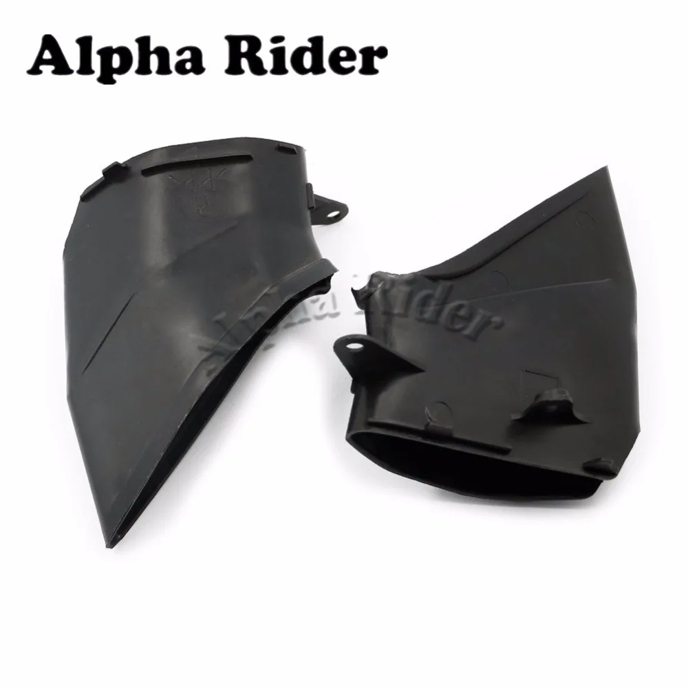 2 шт. Ram воздуховод треугольная короткая труба для Yamaha YZF R1 07 08 1000 2007 2008 черный|ram air