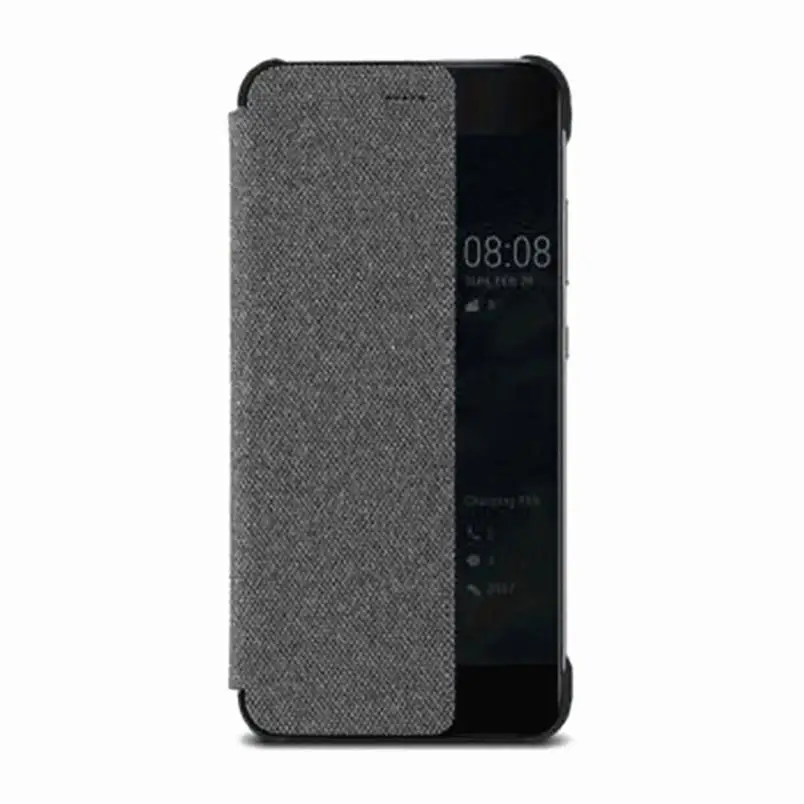 B Роскошные умного окна сна проснуться кожаный чехол флип чехол для huawei P10 ma22 леверт челнока E21 - Цвет: B