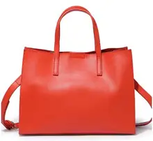 Women Bag Genuine Leather Luxury Brand Famous Casual Tote Bag Designer Handbag High Quality 2016 Large Vintage Shoulder Bag Tote