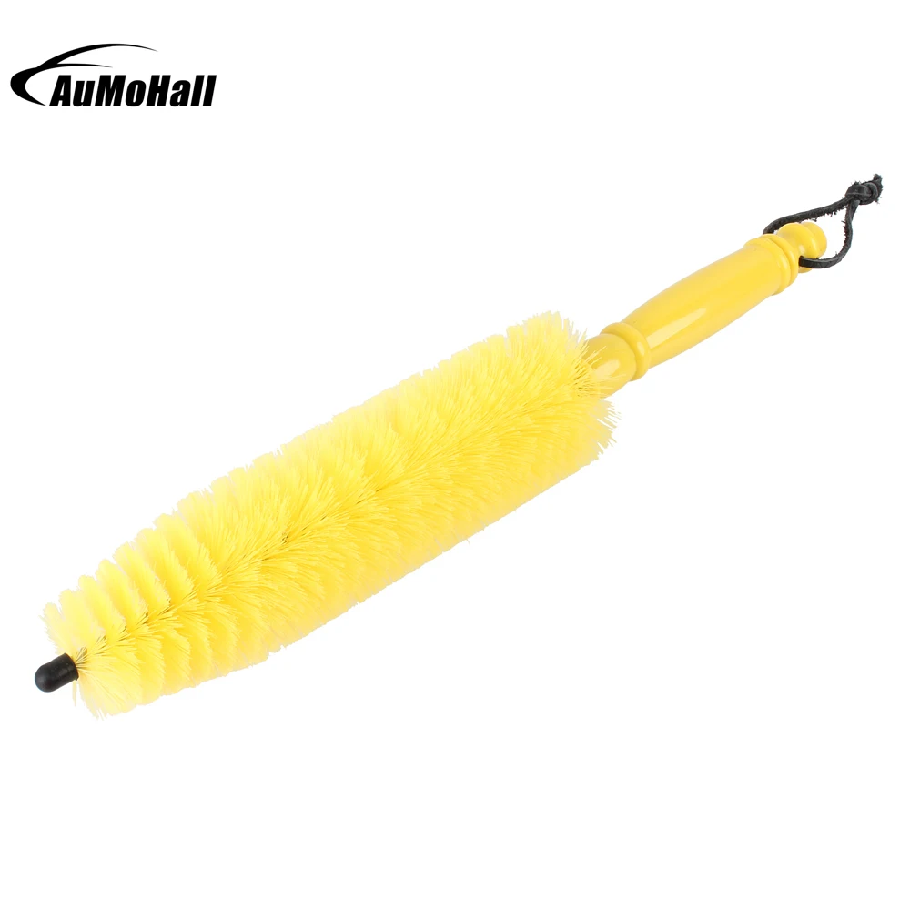Auto Cleaning Brush Tool Car Wheel Yellow Cleaner Brush Car Styling