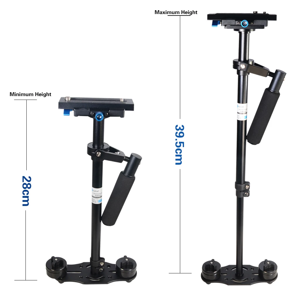 MCOPLUS 40 см Портативный ручной стабилизатор видео Steadycam стабилизаторы для Steadicam для Canon Nikon/SONY DSLR Камера