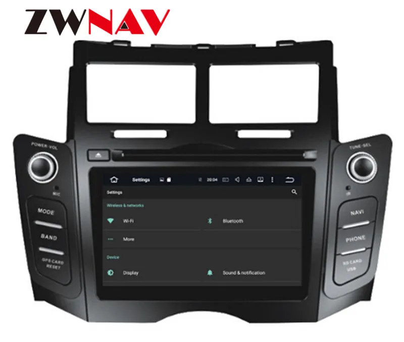 Cheap Android 8.0 8 Core RAM 4GB ROM 32GB Car Screen Radio For Toyota Yaris 2005-2011 Black Car DVD Player GPS Navigation Doble DIN 19