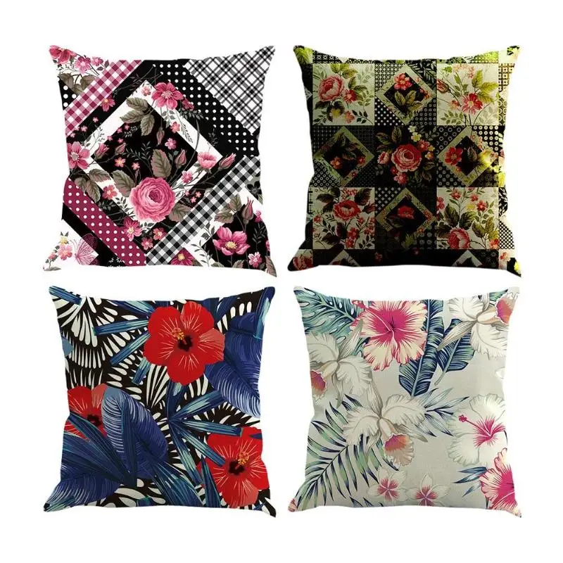 

Boho Paisley Oriental Floral Pattern Navajo Geometric Prints Fantasy Petal Flowers Pillow Case Throw Pillow Case