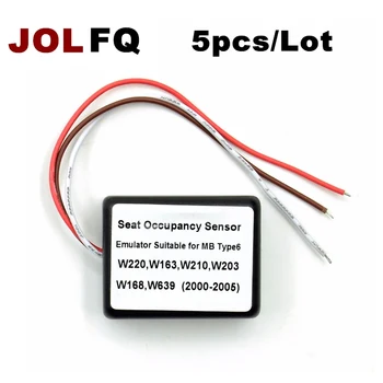 JOLFQ 5 sztuk zajmowanego miejsca Emulator czujnika nadaje się do MB typ 6 SRS dla mercedes benz W220 W163 W210 W203 w168 W639 2000-2005 tanie i dobre opinie Newest High Quality 12-220V Type6 0 1kg Poduszka powietrzna skanowania narzędzia i symulatory