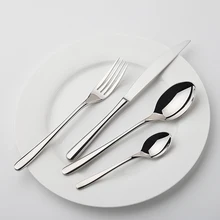 Dinnerware Set Stainless Steel Tableware Luxury Cutlery Set Vintage Quality 24 Pcs Knives Forks Dining Dinner Set Western Food
