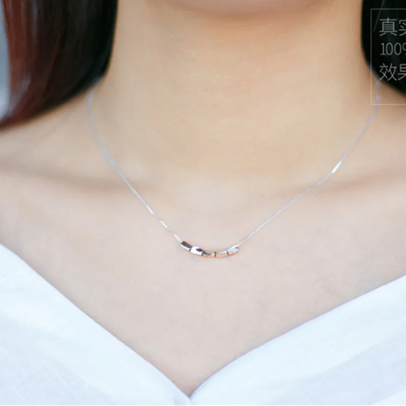 MIESTILO изящное серебряные бусины 925 пробы короткое ожерелье с подвеской | любовь