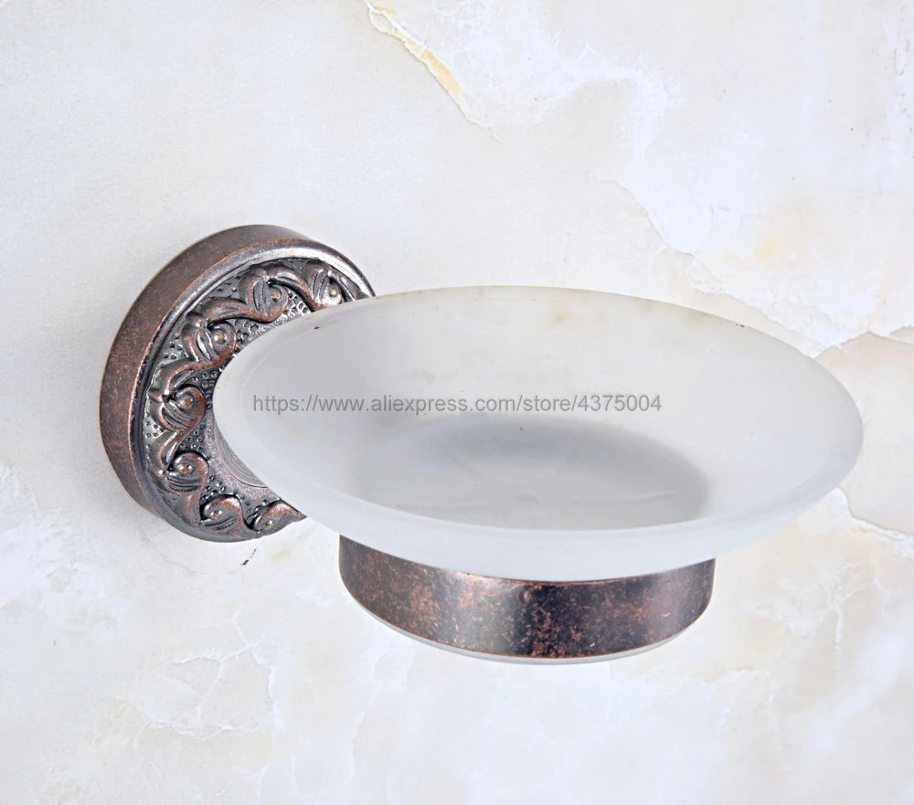 

Soap Dishes Antique Copper Soap Basket Wall Mounted Soap Dish Bathroom Accessories Toilet Soap Holder Nba157