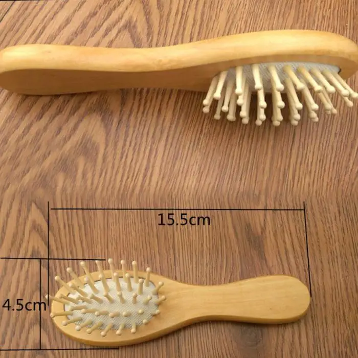 Горячая простой новый деревянная расческа для массажа щетка для волос из бамбука кисточки расчёски для волос уход за волосами и красота SPA