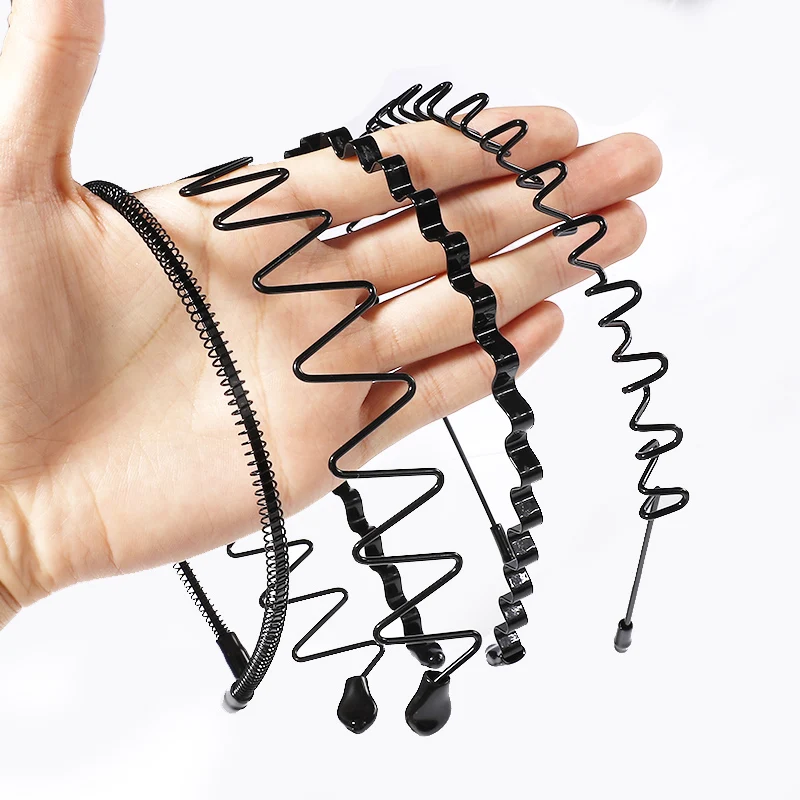 

New Black Cool Men's Headband Hip-hop Hairbands Backstreet Boys Hair Scrunchies Hair Accessories