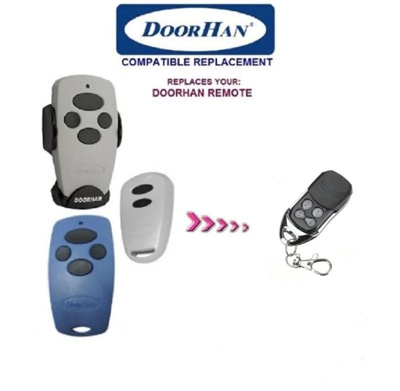 

DOORHAN gate garage door remote control rolling code 433mhz DOORHAN transmitter 2 transmitter 4 intercom key duplicator