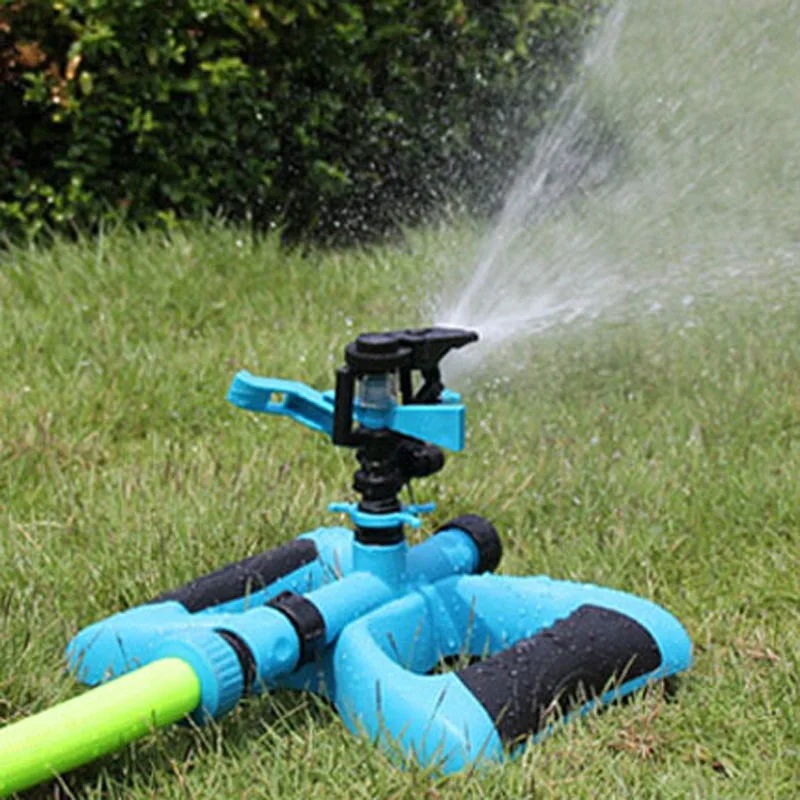 

Portable Automatic 360 degrees Rotating Plant Watering Plastic Sprinkler Garden Irrigation with Base Water saving Design