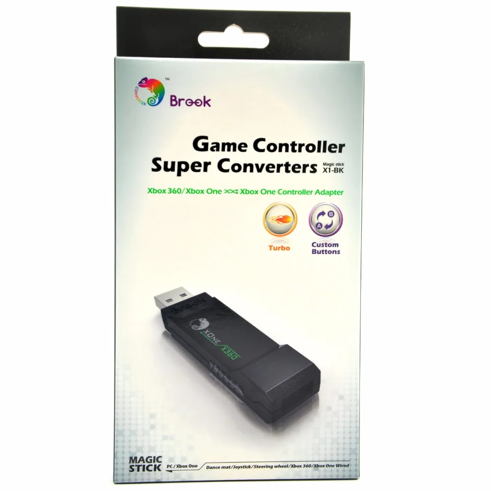 Брук USB контроллер конвертер адаптер для xbox 360 для xbox ONE использовать xbox 360 проводной джойстик геймпад на microsoft xbox One