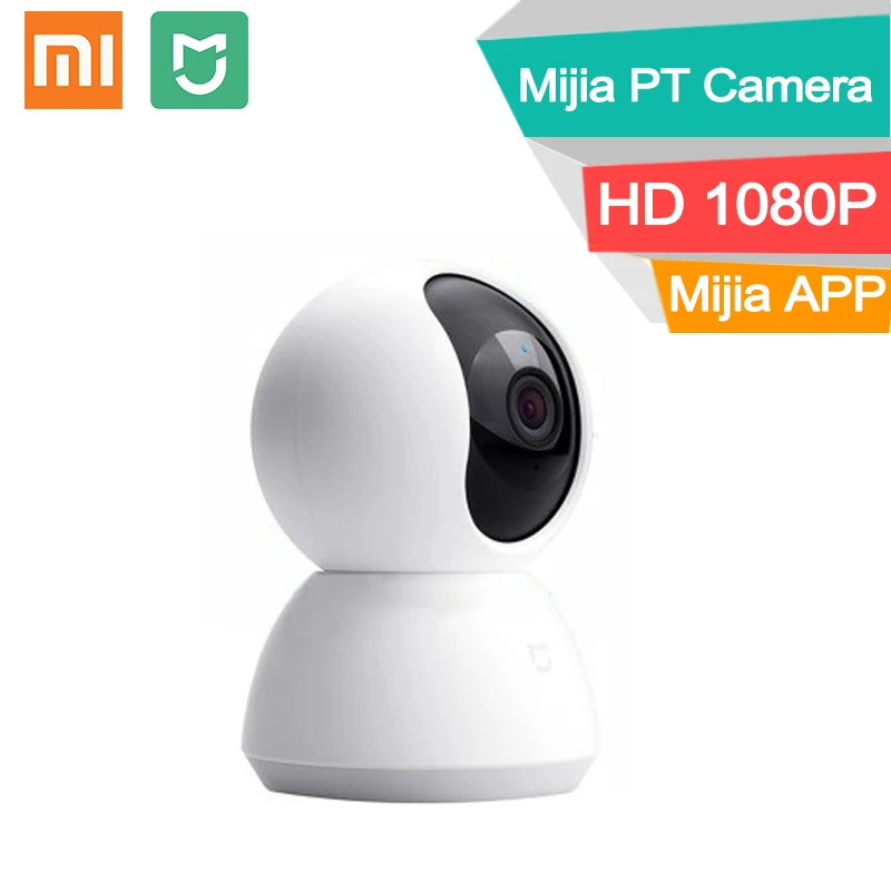 

Xiaomi mijia PT network camera HD 1080P wifi wireless 360 angle H.265 IR night vision AI tech net storage cctv ip cam monitor