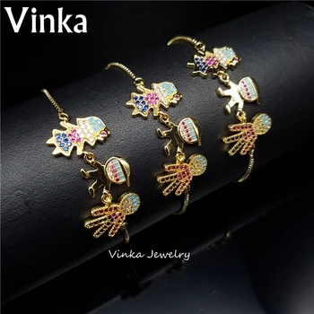 

10PCS 2018 New Mom and Boy and Dad ajustable bracelet wholesale family jewelry