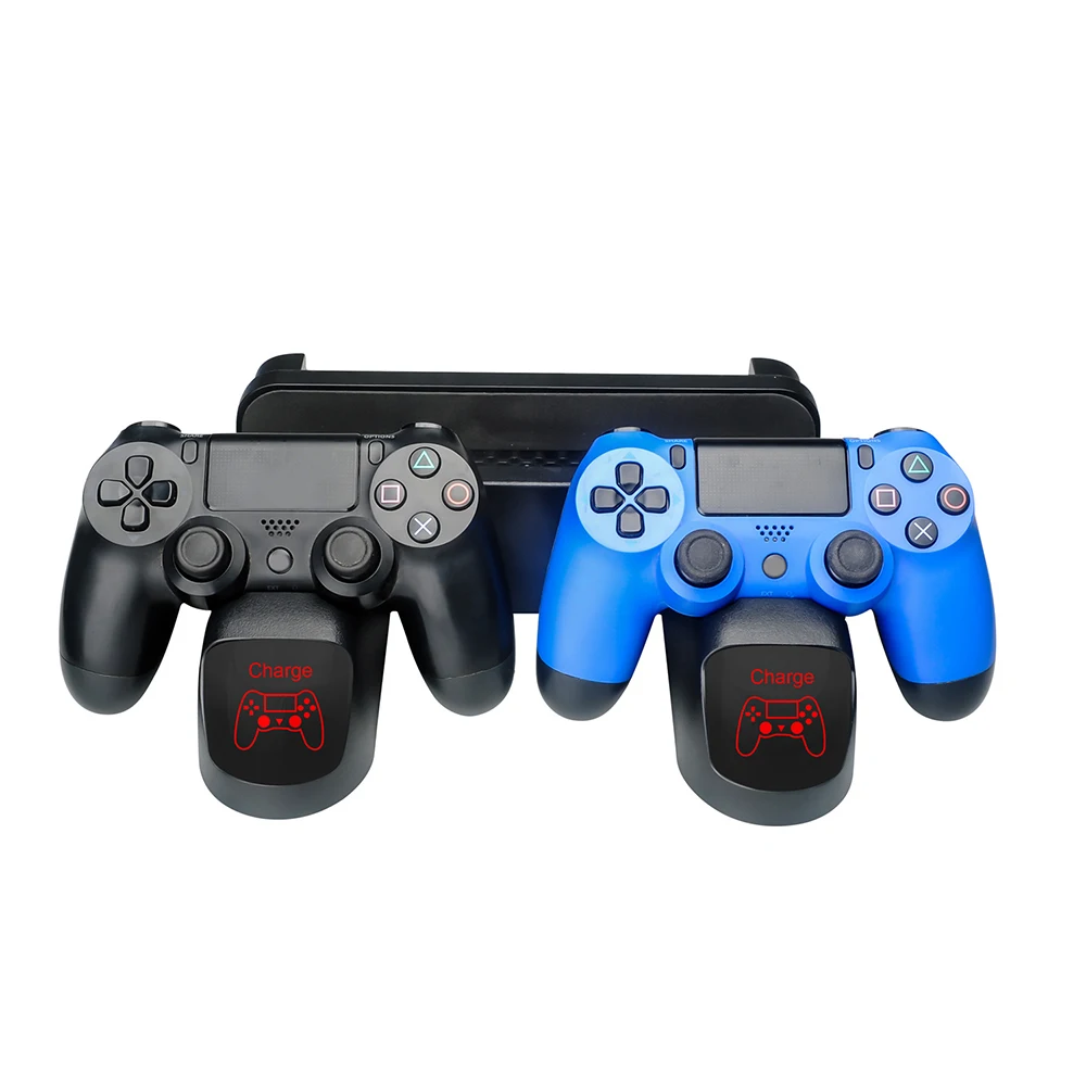Новая модель для PS4/PS4 тонкий/PS4 PRO вертикальный стенд с охлаждающим вентилятором кулер подставка для двух контроллеров для Зарядное устройство станция для sony playstation 4