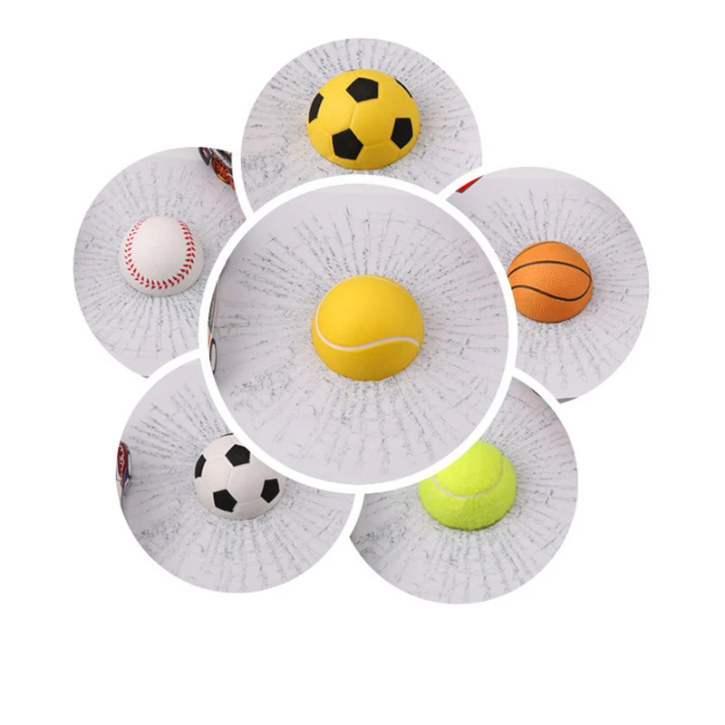 

3D Creative Car Window Glass Decal Decor Funny DIY Creative Sticker Tennis/basketball/football Waterproof Seamless Car Sticker