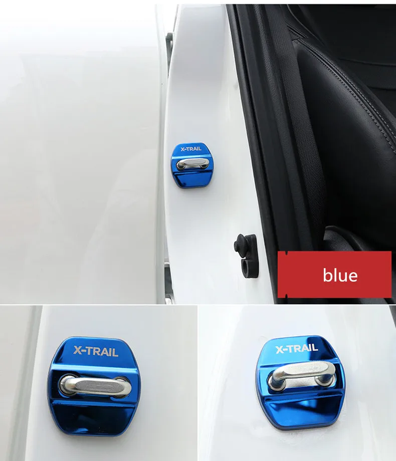 Для Nissan X-trail X trail T32- крышка дверного замка автомобиля защитная крышка ржавчины декоративные автомобильные аксессуары