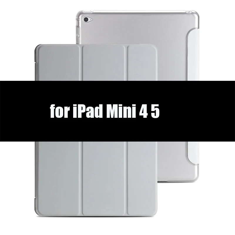 Чехол AIYOPEEN для iPad Mini 4 3 2 из искусственной кожи с функцией автоматического сна/пробуждения для iPad Mini 2 чехол смарт-чехол подставка держатель для iPad Mini 5 Чехол - Цвет: gray-45