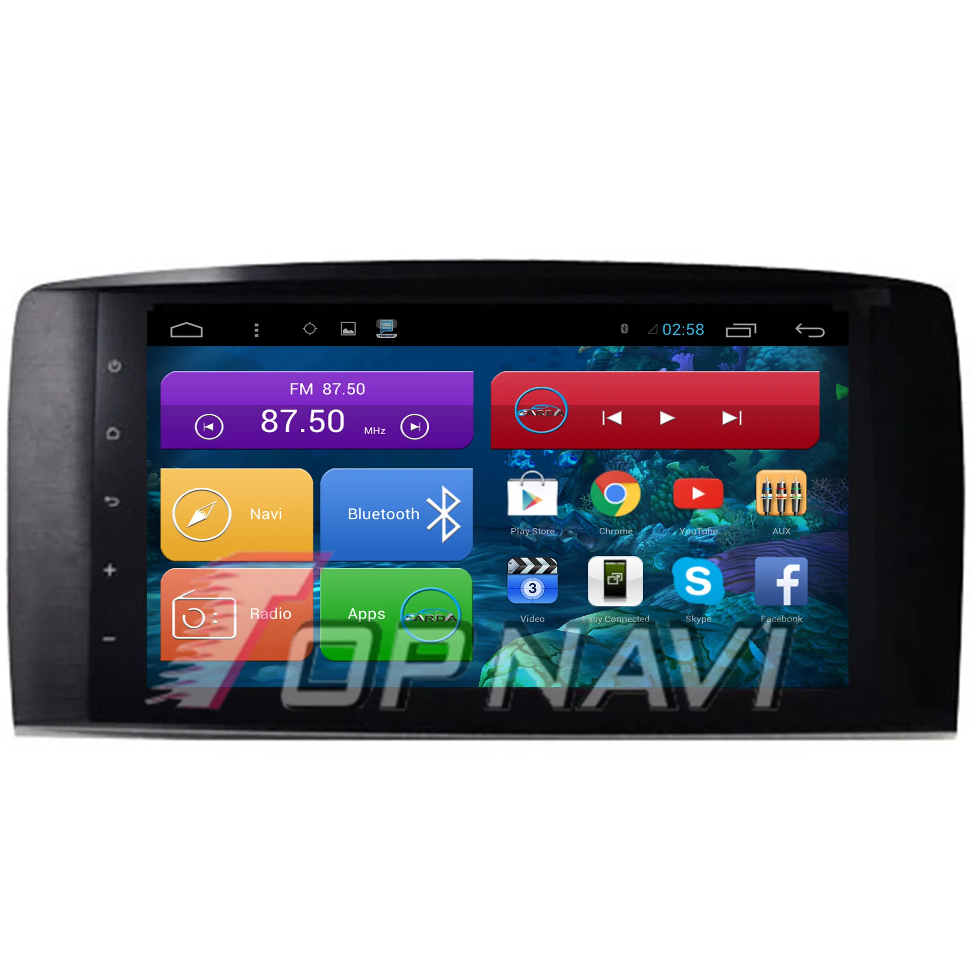 Cheap Topnavi 9" Quad Core Android 6.0 Car GPS Navigation for Benz R300 2006- Autoradio Multimedia Audio Stereo,NO DVD 0