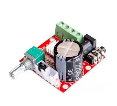 12 В постоянного тока усилитель класса D Плата усилителя звука два чипа PAM8610 2*10 Вт