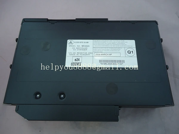

New original Alpine 6-Disc CD changer for Mercedes W220 S430 S500 CD WECHSLER MC3330 MC3520 A2038703389 made in hungary