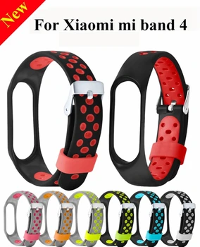 

New!!! Replacement Ventilate Sport Soft Wristband Wrist Strap For Xiaomi Mi Band 4 Accessories Mid Band Wrist Band 4