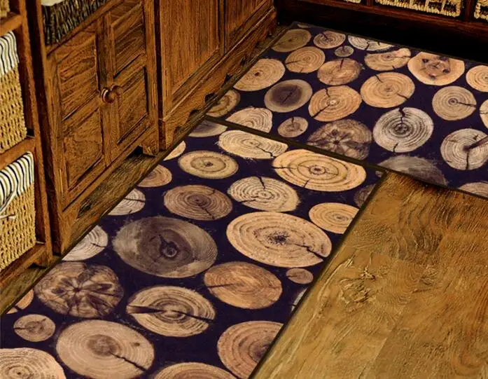 Customized American Style Wood pattern printed Carpet For Living Room Kitchen mat Hallway Absorbent Non-slip Rug Home Decor Customized American Style Wood pattern printed Carpet For Living Room Kitchen mat Hallway Absorbent Non-slip Rug Home Decor