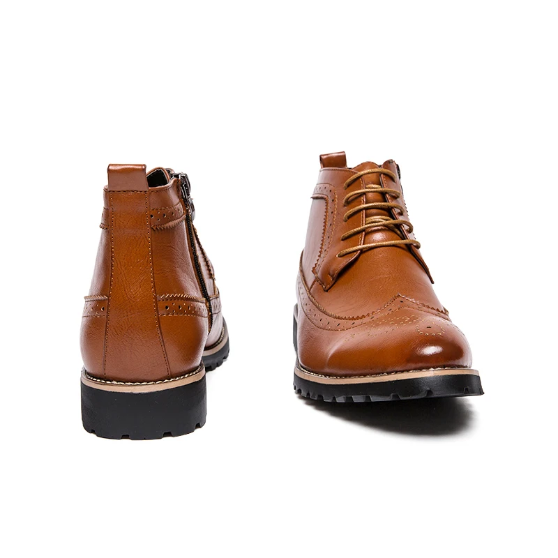 Vancat New Arrival Men Ankle Boots Dress Men's Shoes High Quality Fashion Chelsea Boots Autumn Brogues Soft Leather Casual Shoes Vancat New Arrival Men Ankle Boots Dress Men's Shoes High Quality Fashion Chelsea Boots Autumn Brogues Soft Leather Casual Shoes