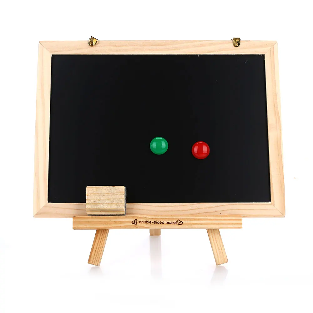 

Whiteboard Sketchpad Small Blackboard Dual-Purpose Decor Desktop Creative Multifunctional
