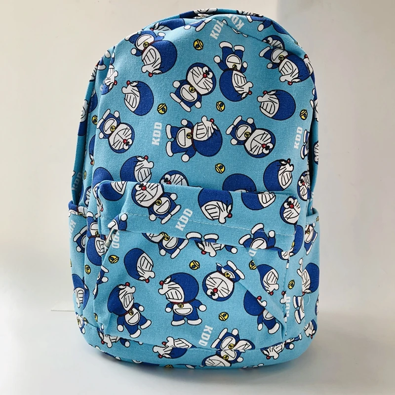 Модные холщовые рюкзаки IVYYE серии Doraemon школьный рюкзак с мультипликационным